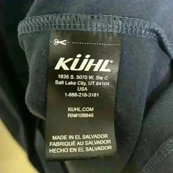 Kuhl EUC Adeline Blue Performance Dress Crew Neck Racer Back Size Small Pockets - Picture 10 of 11